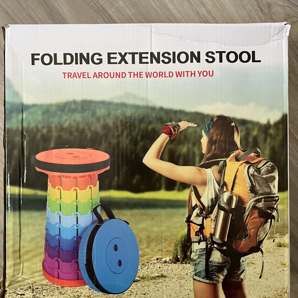 Portable Folding Extension Stool